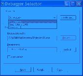 Debugger Selector Screenshot