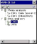 Screenshot of Virtual Serial Ports Driver CE