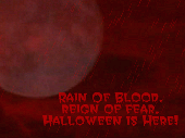 Rain Of Blood Halloween Wallpaper Screenshot
