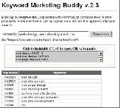 Keyword Marketing Buddy Screenshot