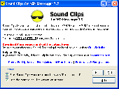Screenshot of Sound Clips for MSN Messenger