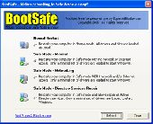 Screenshot of BootSafe