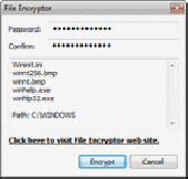 Screenshot of Free File Encryptor