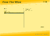 Screenshot of Free File Wipe