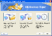 Screenshot of Outlook Express Backup Tiger