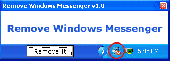 Remove Windows Messenger Screenshot