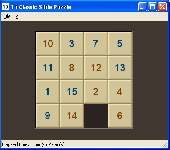 15 Classic Slide Puzzle Screenshot