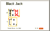 Screenshot of Cards Black jack online game