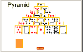 Screenshot of Cards Pyramid online game