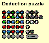 Deducrion online puzzle Screenshot