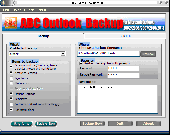Screenshot of ABC Outlook Backup