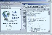 Able Web Editor Screenshot