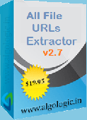 Screenshot of All File URLs Extractor