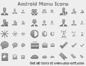 Screenshot of Android Menu Icons