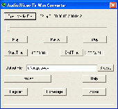 Screenshot of Audio/Video To Wav Converter