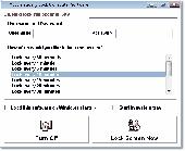 Screenshot of Automatically Lock Computer Software