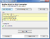 Screenshot of Birdie XLSX to XLS Converter