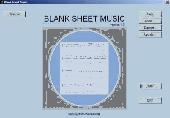 Blank Sheet Music Screenshot