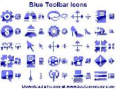 Blue Toolbar Icons Screenshot