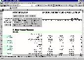 Screenshot of Budget Compiler QuickBooks Excel