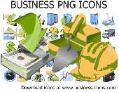 Screenshot of Business PNG Icons
