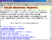 Screenshot of Business Reports