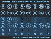 Business Toolbar Icons for Windows Phone Screenshot