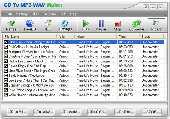 Screenshot of CD to MP3 WAV Maker