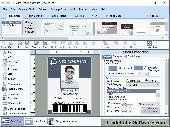 Screenshot of Card and Label Designing Software