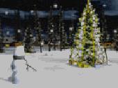 Screenshot of Christmas Eve 3D Screensaver