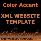 Color Accent Website Template Screenshot