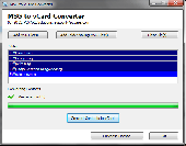 Conversion MSG to vCard Screenshot