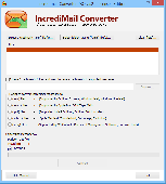 Screenshot of Convert IncrediMail to Thunderbird