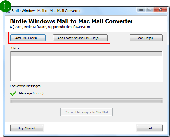 Screenshot of Convert Mail from Vista to Mac