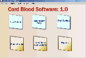 Cord Blood Software Screenshot
