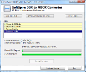 Screenshot of DBX2MBOX Converter