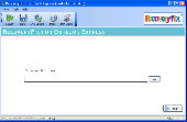 DBX File Recovery Screenshot