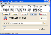 DVR-MS to AVI Screenshot