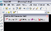 Screenshot of DWG to PDF Converter 2002
