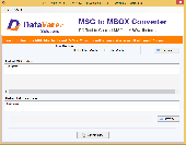 Screenshot of DataVare MSG to MBOX Converter Expert