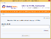 Screenshot of DataVare OST to HTML Converter Expert
