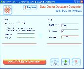Screenshot of Database Conversion Software