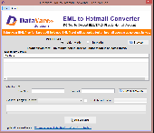 Screenshot of Datavare EML to Hotmail Converter