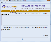 Datavare MBOX to NSF Converter Expert Screenshot