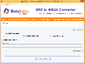 Screenshot of Datavare NSF to MBOX Converter
