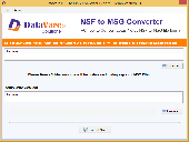 Datavare NSF to MSG Converter Screenshot