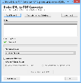 Screenshot of EML messages to PDF