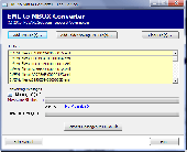 EML to MBOX batch Converter Screenshot