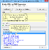 Screenshot of EML to PDF Converter