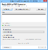 Export Windows Live Mail to PDF Screenshot